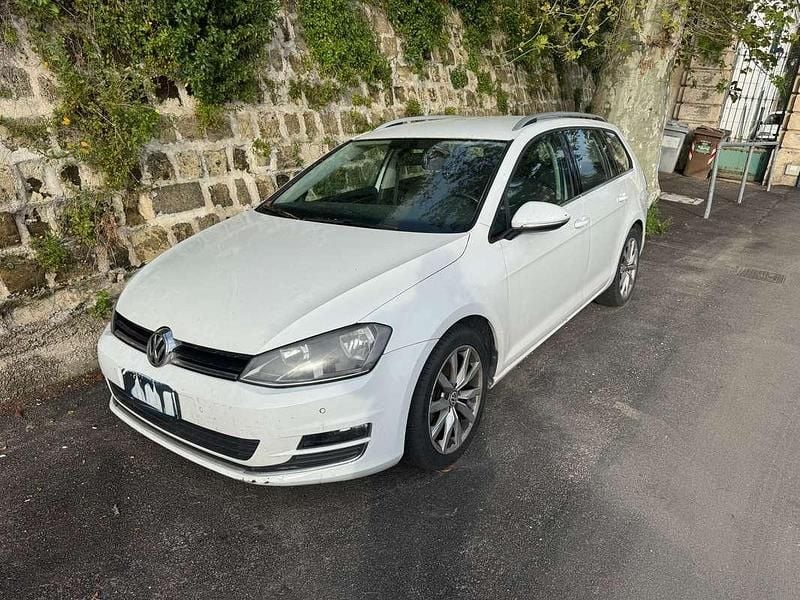 Usata VW Golf VII 110 CV (80 kW) 2014 Bianco Station wagon