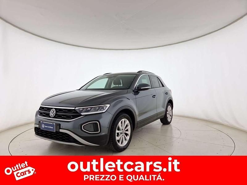 Indium grey metallizzato Usata 2022 VW T-Roc Life SUV | 18.500 € (Ottimo prezzo) - Immagine 1/4