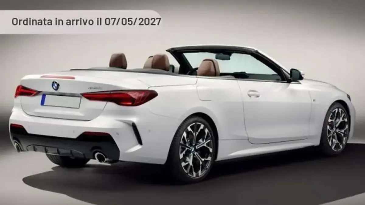 Usata BMW M4 Cabriolet Competition Edition 530 CV (389 kW) 2024 Argento Cabrio