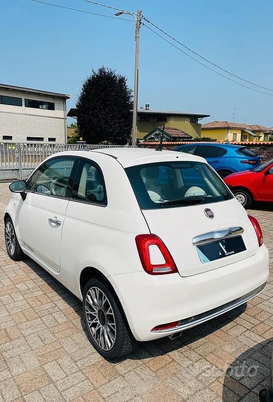 Usata Fiat 500 Lounge 70 CV (51 kW) 2019 Bianco Berlina