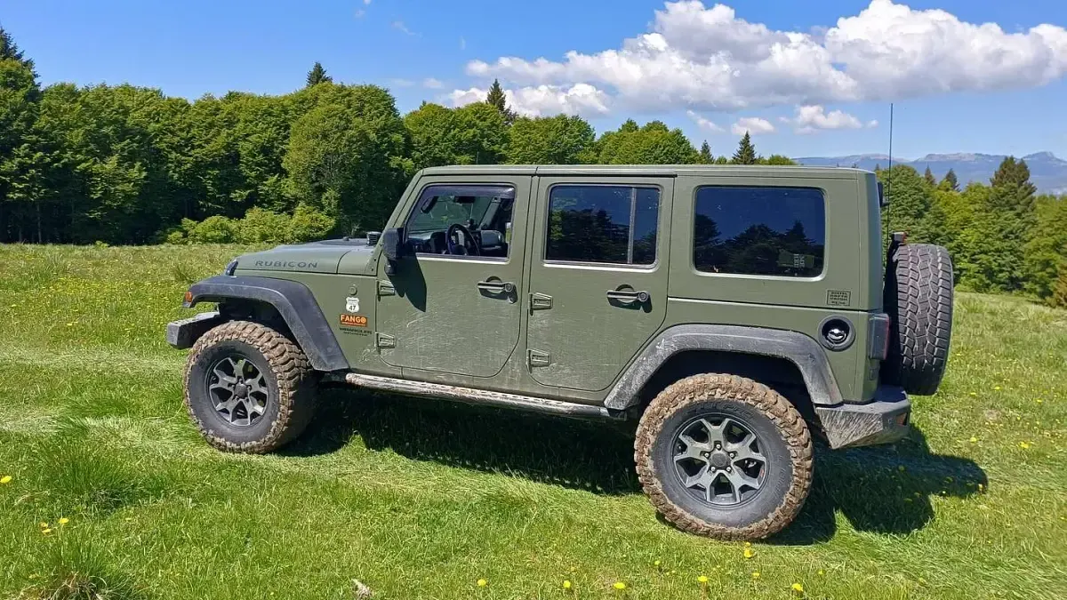 Usata Jeep Wrangler Rubicon 177 CV (130 kW) 2009 Verde SUV