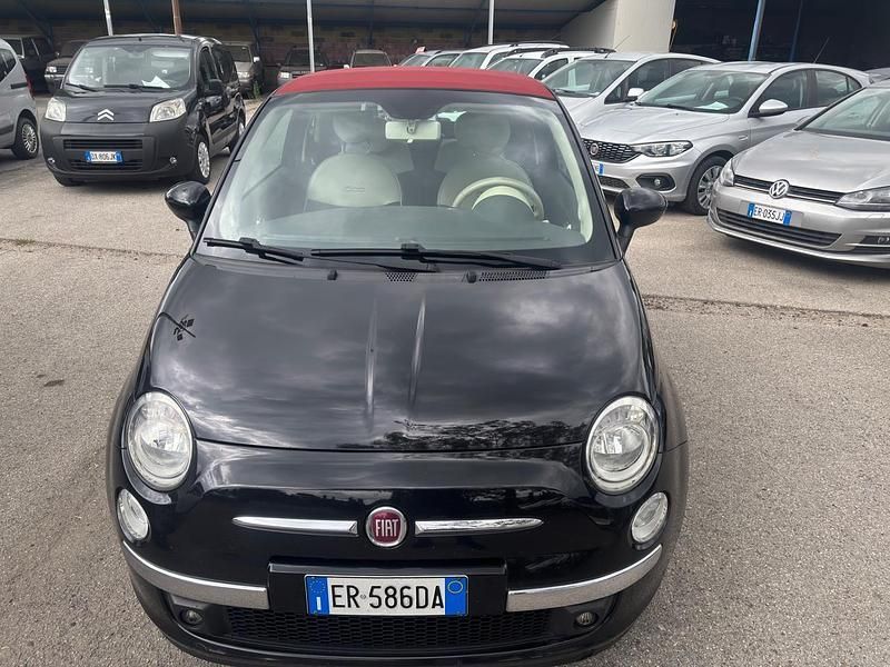 Usata Fiat 500C Lounge 95 CV (69 kW) 2013 Nero Cabrio