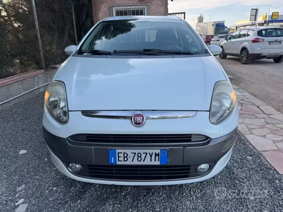 Usata Fiat Punto Evo Active 77 CV (56 kW) 2010 Bianco Utilitaria