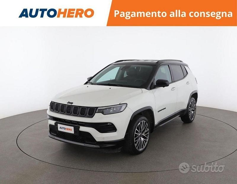 Bianco Usata 2024 Jeep Compass Summit SUV | 28.099 € (Cara) - Immagine 1/2
