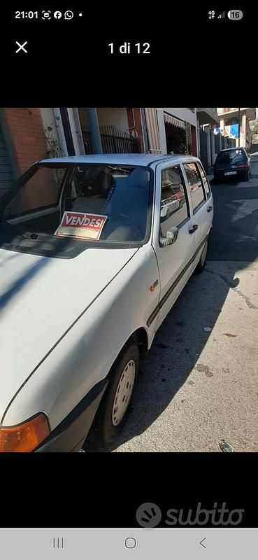 Usata Fiat Uno 1989 Bianco Utilitaria