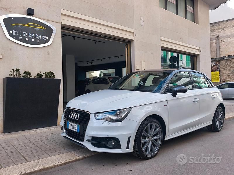 Usata Audi A1 S-line plus 90 CV (66 kW) 2014 Bianco Utilitaria
