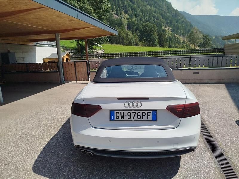 Usata Audi A5 Cabriolet S-Line 2015 Bianco Cabrio