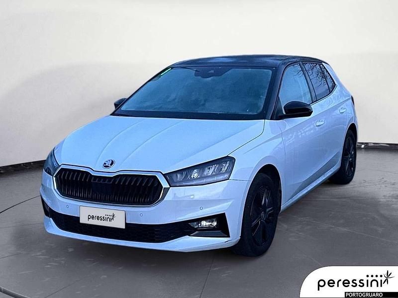 Usata Skoda Fabia Style 95 CV (69 kW) 2025 Bianco luna metallizzato nero Utilitaria