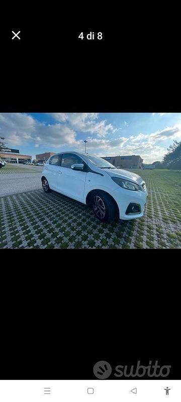 Usata Peugeot 108 82 CV (60 kW) 2014 Bianco Utilitaria