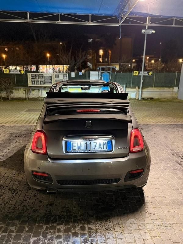 Usata Fiat 500C Lounge 86 CV (63 kW) 2014 Grigio Cabrio