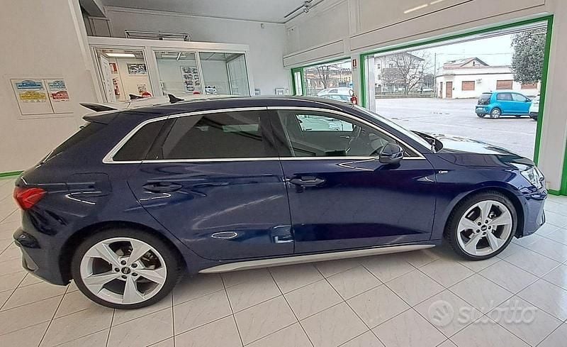 Usata Audi A3 S-Line 116 CV (85 kW) 2023 Blu Berlina
