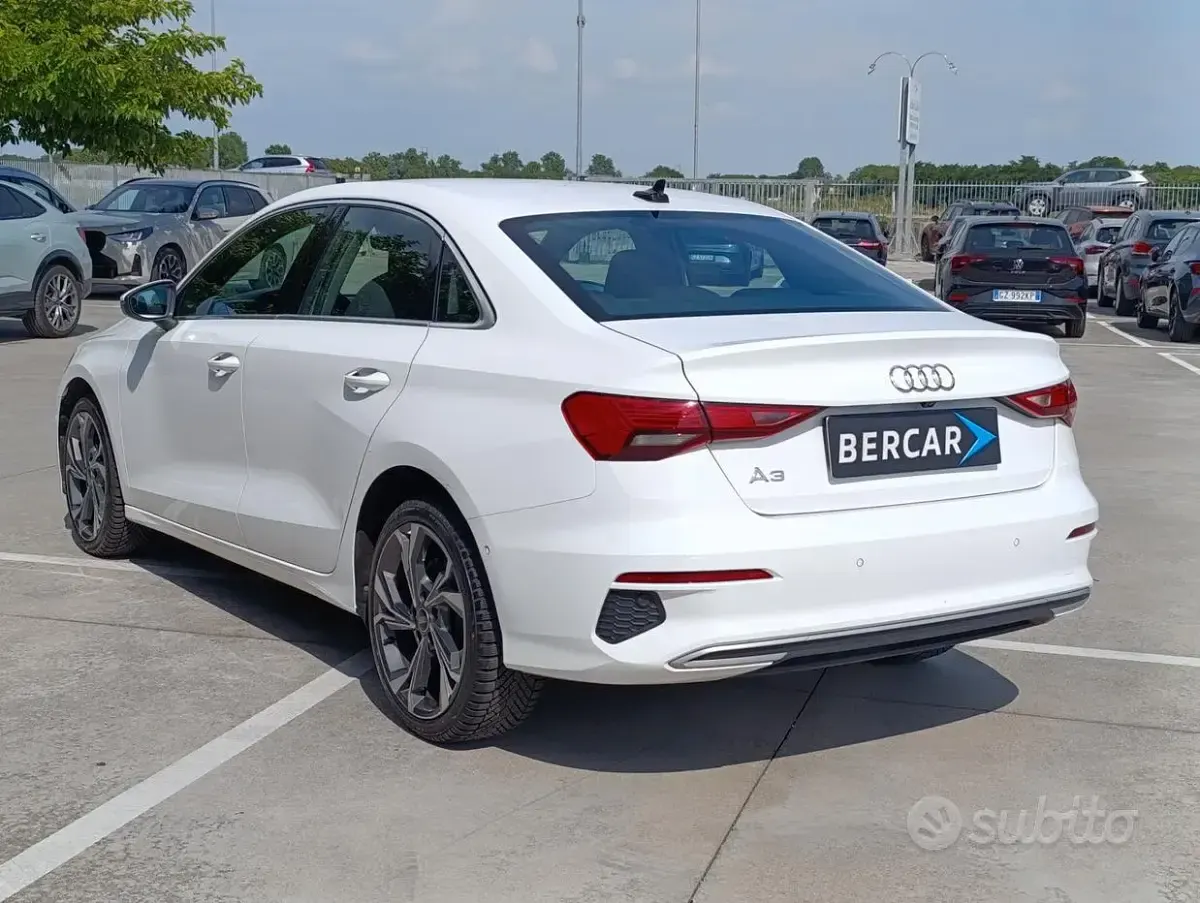 Usata Audi A3 Advanced 116 CV (85 kW) 2022 Bianco Berlina