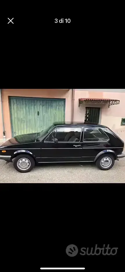 Usata VW Golf I 50 CV (36 kW) 1981 Nero Utilitaria