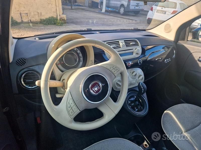 Usata Fiat 500 Lounge 69 CV (50 kW) 2015 Nero Berlina