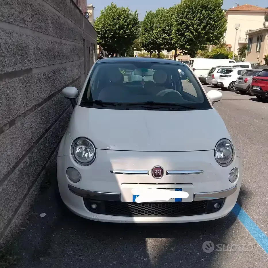 Usata Fiat 500 2008 Bianco Utilitaria