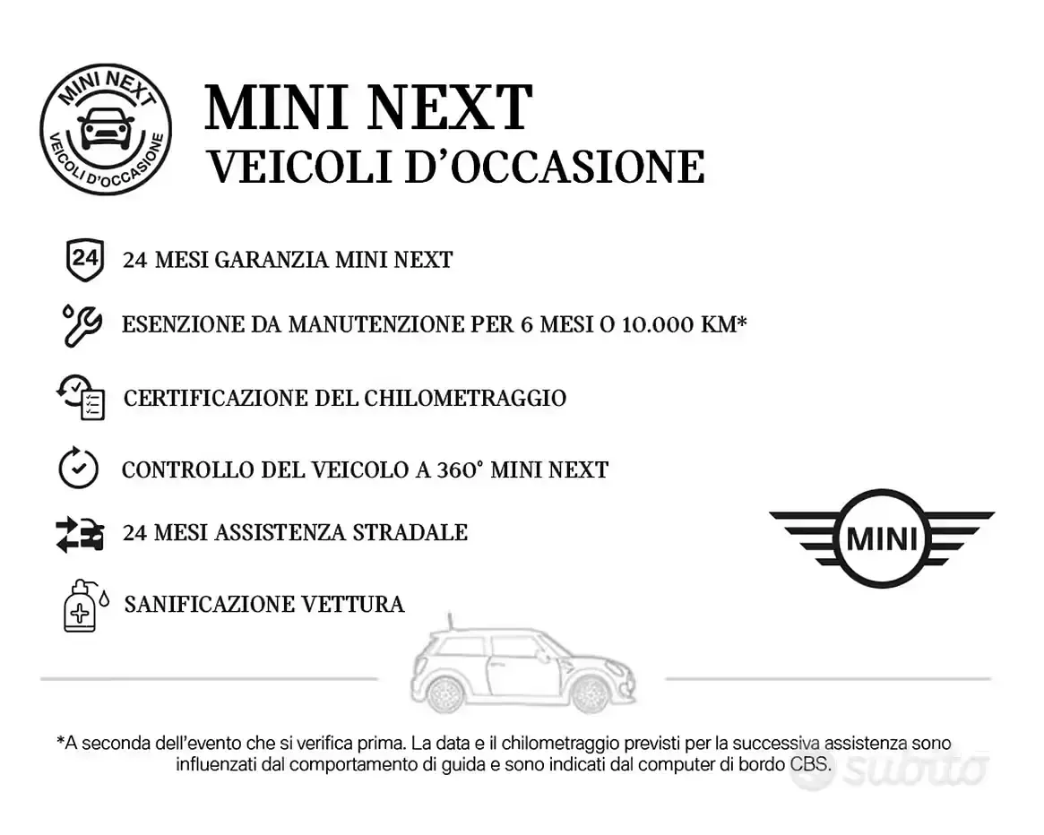 Usata Mini Cooper S Cabriolet Classic 178 CV (130 kW) 2022 Rosso Cabrio