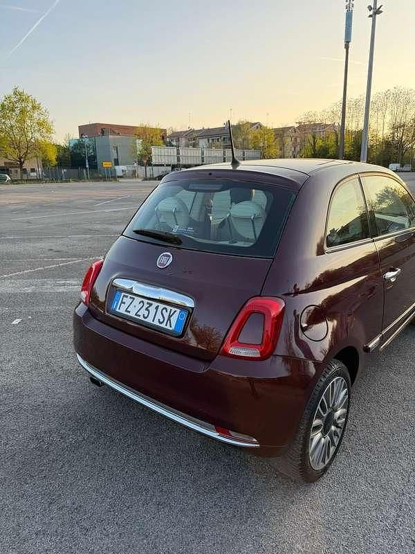 Usata Fiat 500 Lounge 69 CV (50 kW) 2017 Rosso Utilitaria