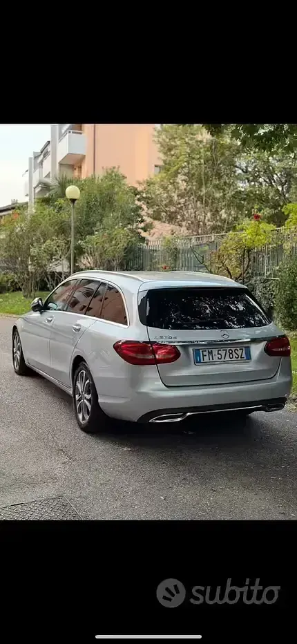 Usata Mercedes C220 170 CV (125 kW) 2017 Grigio Station wagon