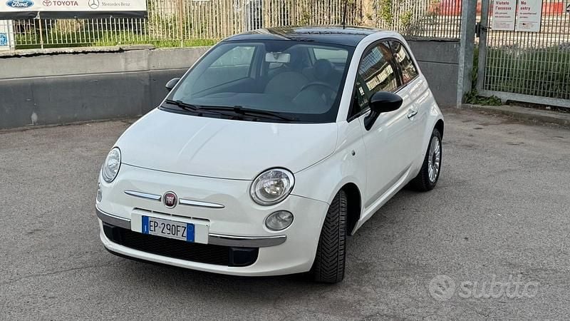 Usata Fiat 500 69 CV (50 kW) 2012 Bianco Utilitaria