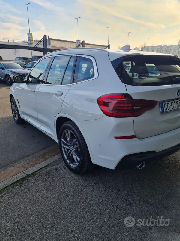 Usata BMW X3 M Sport 190 CV (139 kW) 2021 Bianco SUV
