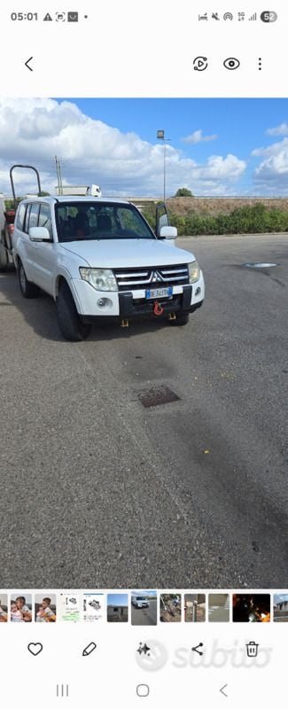 Bianco Usata 2007 Mitsubishi Pajero SUV | 8000 € (Super prezzo) - Immagine 1/3