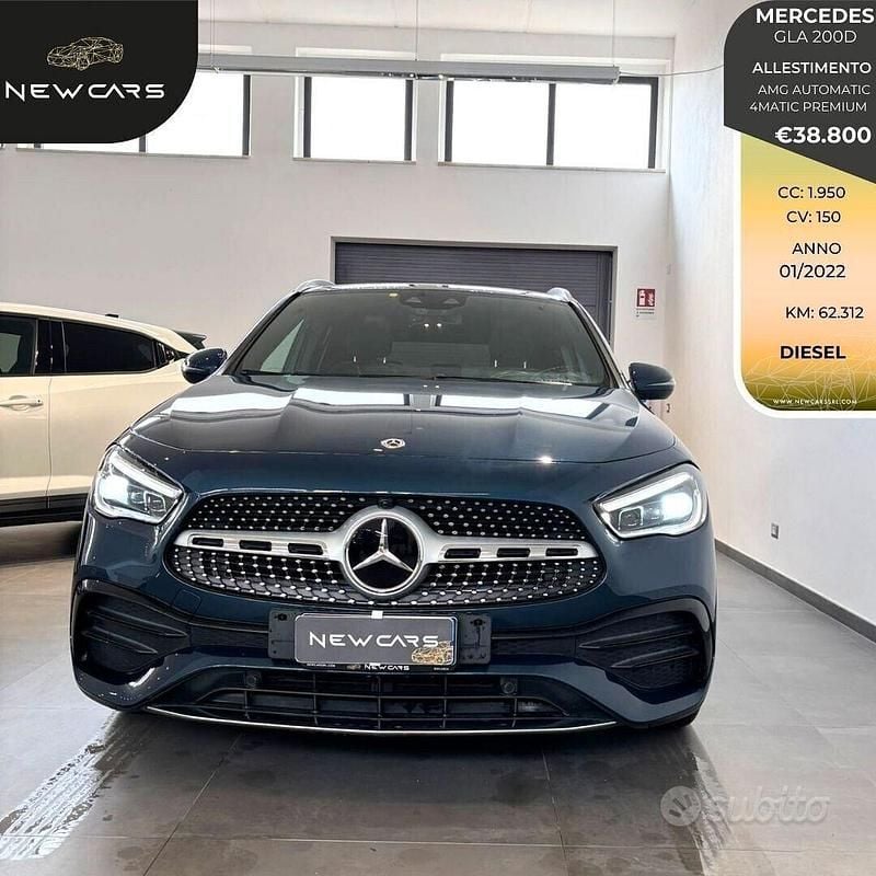Blu Usata 2022 Mercedes GLA200 Premium SUV | 38.800 € (Buon prezzo) - Immagine 1/4