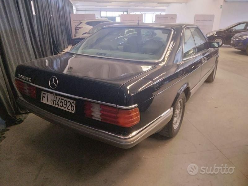 Usata Mercedes 500 231 CV (169 kW) 1985 Blu/azzurro Coupé