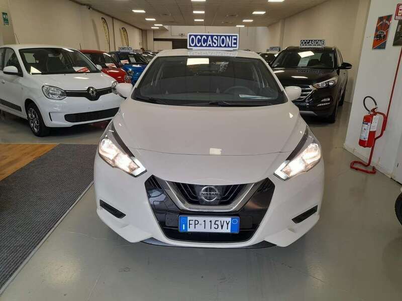 Usata Nissan Micra Visia 71 CV (52 kW) 2018 Bianco Utilitaria