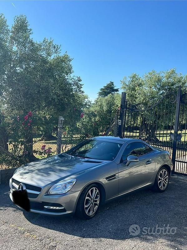 Usata Mercedes SLK250 204 CV (150 kW) 2015 Grigio Cabrio