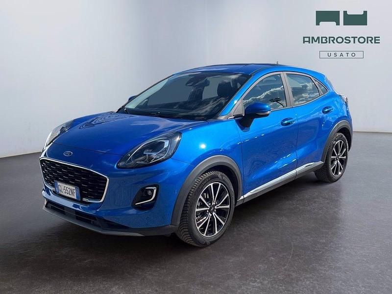 Usata Ford Puma Titanium S 125 CV (91 kW) 2022 Desert island blue SUV