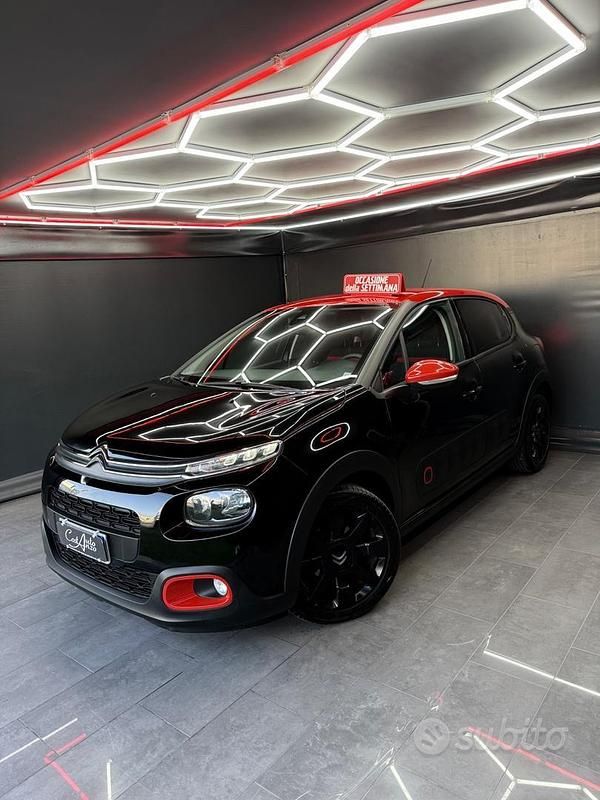 Usata Citroën C3 Shine 100 CV (73 kW) 2018 Nero Utilitaria