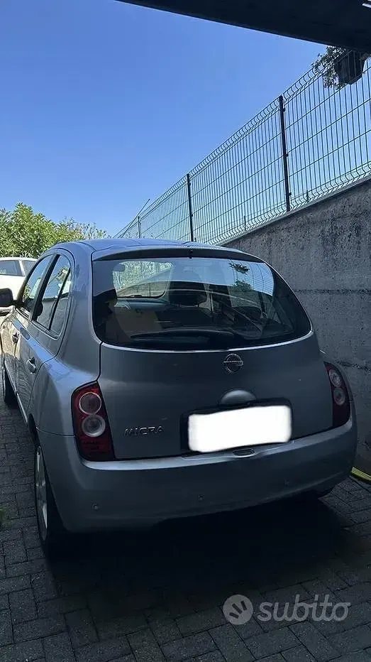 Usata Nissan Micra 86 CV (63 kW) 2010 Grigio Utilitaria