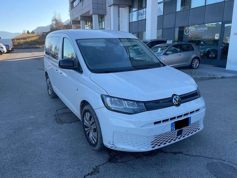 Bianco Usata 2023 VW Caddy Maxi Monovolume | 25.000 € (Buon prezzo) - Immagine 1/4