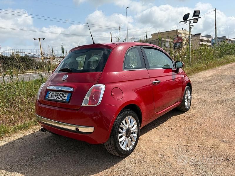 Usata Fiat 500 Lounge 69 CV (50 kW) 2014 Rosso Berlina