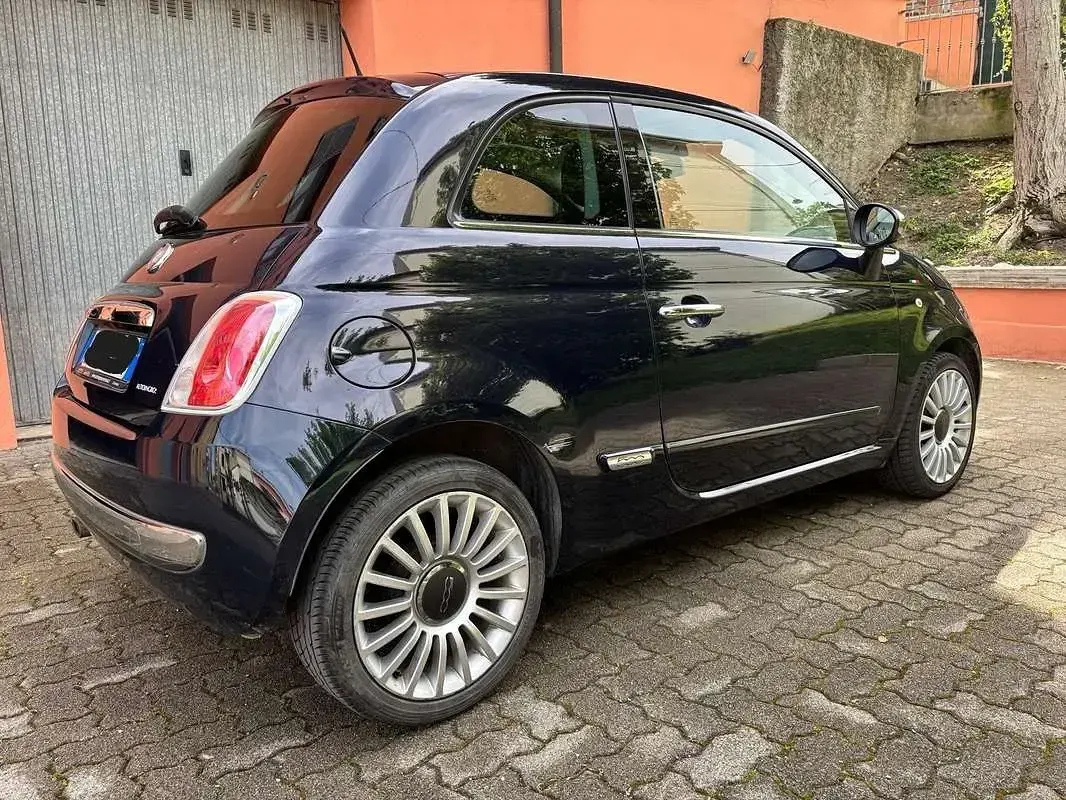 Usata Fiat 500 Lounge 75 CV (55 kW) 2010 Blu/azzurro Utilitaria
