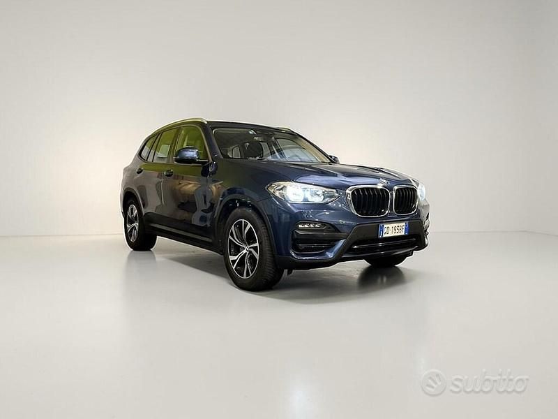 Usata BMW X3 Advantage 190 CV (139 kW) 2020 Blu SUV