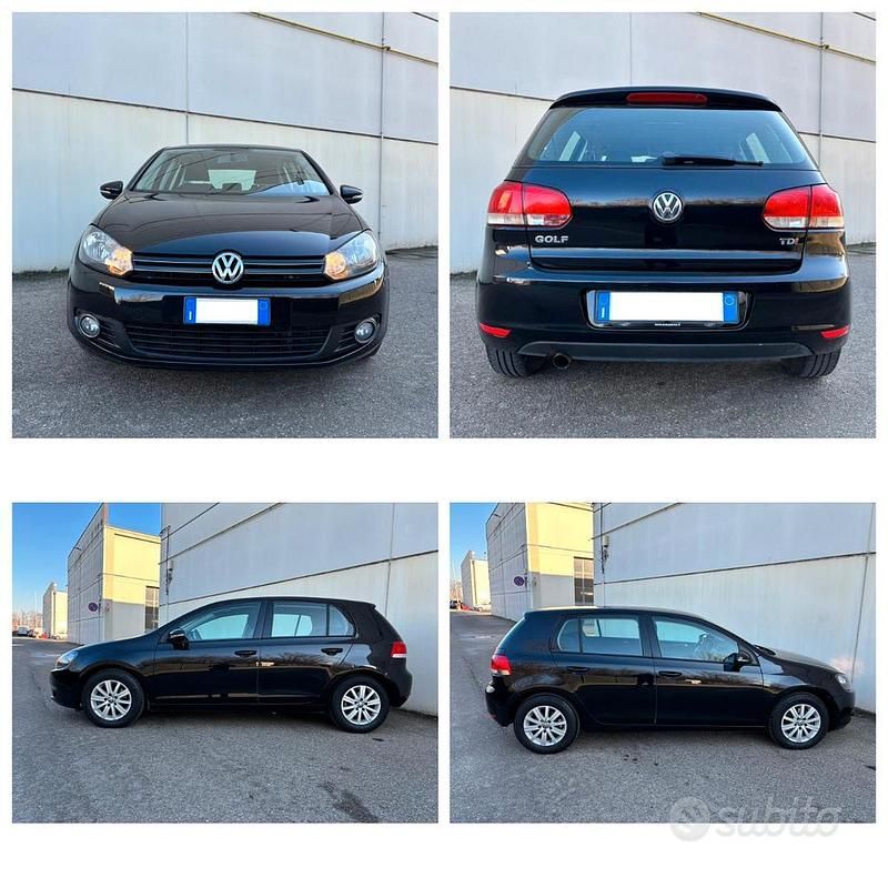 Usata VW Golf VII Comfortline 105 CV (77 kW) 2012 Nero Berlina