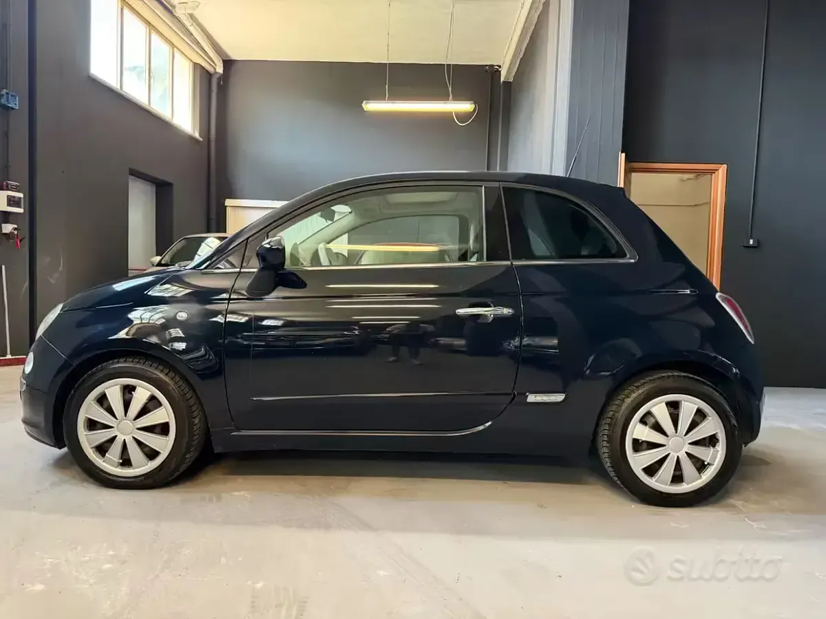 Usata Fiat 500 69 CV (50 kW) 2010 Blu Berlina