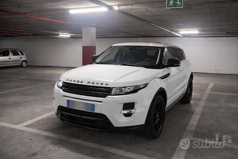 Usata Land Rover Range Rover evoque Pure 190 CV (139 kW) 2013 Bianco SUV
