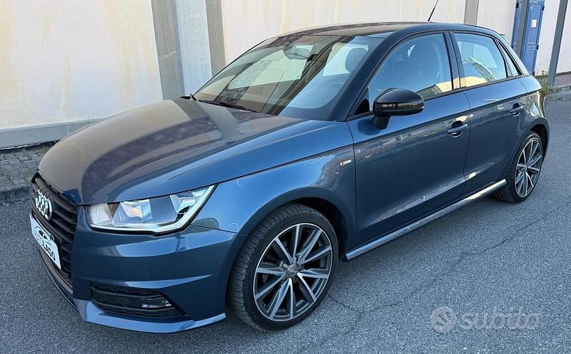 Usata Audi A1 S-Line 95 CV (69 kW) 2015 Blu Utilitaria