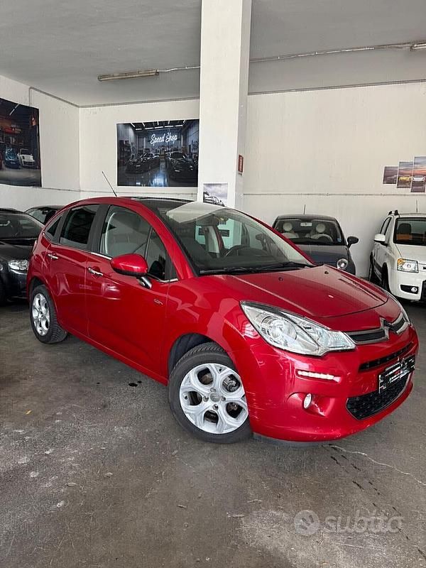 Usata Citroën C3 Exclusive 81 CV (59 kW) 2016 Rosso Berlina
