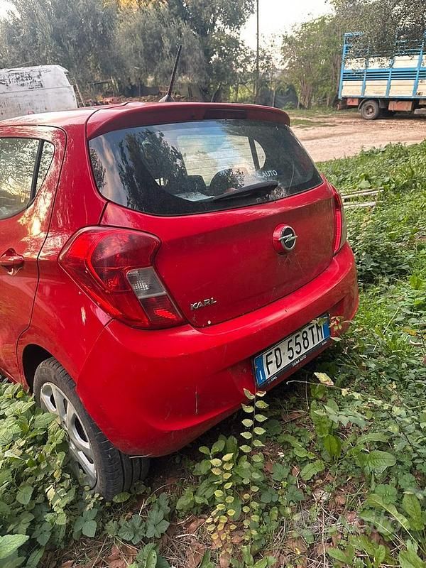 Usata Opel Karl 75 CV (55 kW) 2016 Rosso Utilitaria