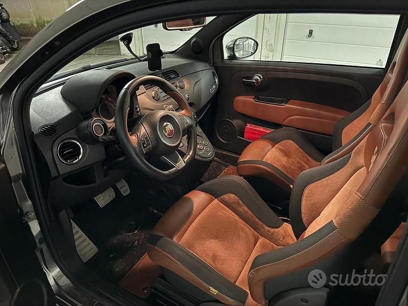 Usata Fiat 500 Abarth 160 CV (117 kW) 2013 Grigio Cabrio