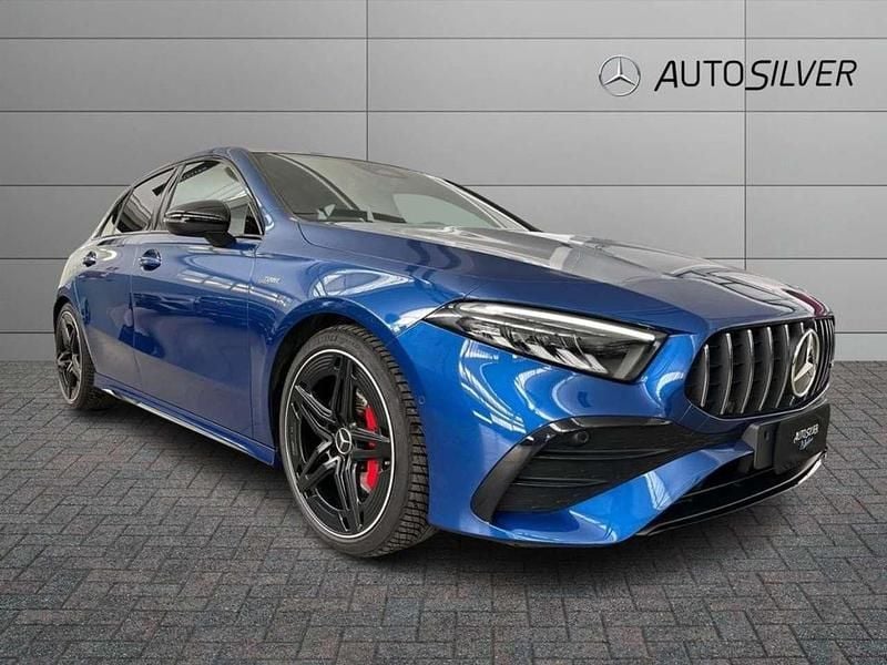 Usata Mercedes A35 AMG Advanced Plus 306 CV (225 kW) 2023 Blu / metallizzato Berlina