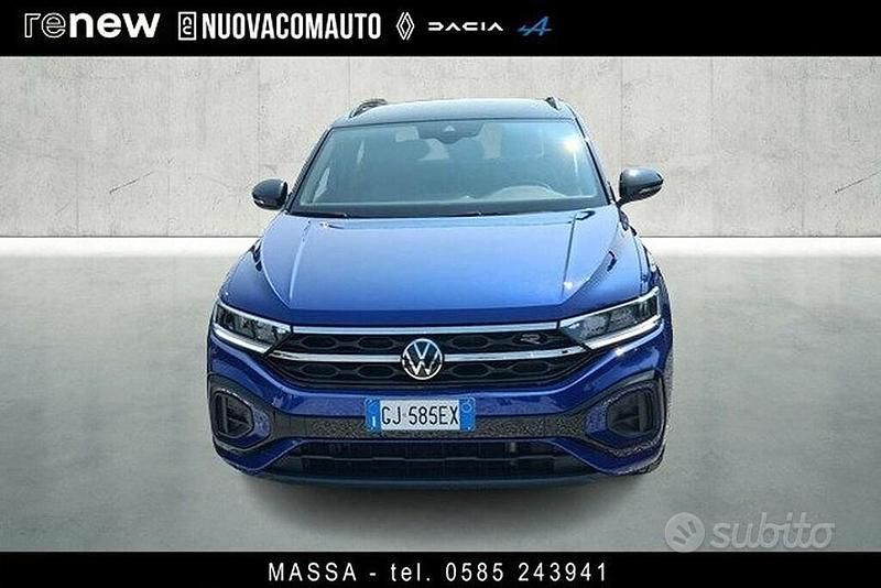 Usata VW T-Roc R-line 150 CV (110 kW) 2022 Blusilver SUV