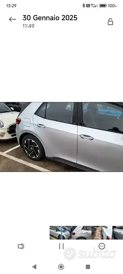 Usata VW ID.3 Life 69 kW (95 CV) 2021 Grigio Utilitaria