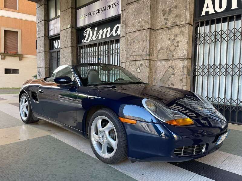 Blu/azzurro Usata 2000 Porsche Boxster Cabrio | 22.900 € (Buon prezzo) - Immagine 1/4