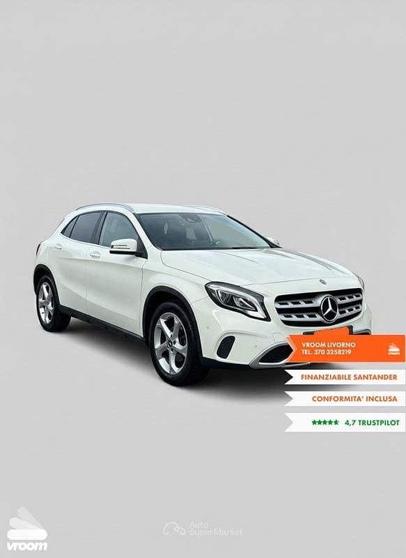 Usata Mercedes GLA200 Premium 136 CV (100 kW) 2017 Bianco SUV