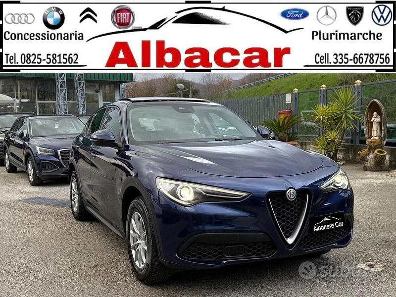 Usata Alfa Romeo Stelvio 190 CV (139 kW) 2019 Blu SUV