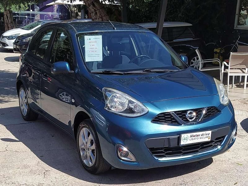 Azzurro met Usata 2015 Nissan Micra Acenta Due volumi | 8900 € (Molto cara) - Immagine 1/4